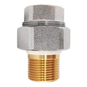 SOMATHERM FOR YOU - Raccord isolant diélectrique F20/27(3/4'') - M20/27 (3/4'') - Evite les courants vagabonds - Protège la cuve