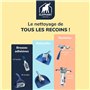 ÉLÉPHANT Maison - Balai Ultra Clean - Nettoyage Facile Tous Type De Sols - Lamelles en Élastomère Et Fibres Ondulées - Plastique