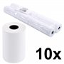 Exacompta - Réf. 5740120V - Lot de 10 bobines pour machine à calculer et caisse - largeur 57 mm x diamètre 38 mm - mandrin 12 mm