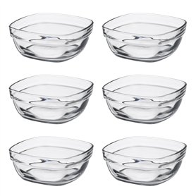 DURALEX LOT6 COUPELLE ONDINECARRE 11 CM