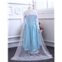 NICE SPORT Robe Princesse Reine des Neiges Frozen - Costume Enfant Fille - Princesse Elsa - Déguisement Haute Qualité - Bleu (15
