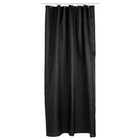 Eminza Rideau de Douche Polyester – Noir