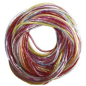 WEB2O Kits Scoubidous Paillettes : 100 Fils