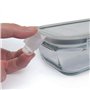 Cuisy KB5667 3 Cocotte en Verre avec Couvercle 22 x 17 x 9 cm