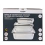 Cuisy KB5667 3 Cocotte en Verre avec Couvercle 22 x 17 x 9 cm
