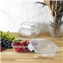 Cuisy KB5667 3 Cocotte en Verre avec Couvercle 22 x 17 x 9 cm