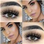 MYSALENS® Lentilles De Contact De Couleur Amber - Ambre Hidrocor Couleur Naturelle très haute opacité Kit De Rangement Boitier -