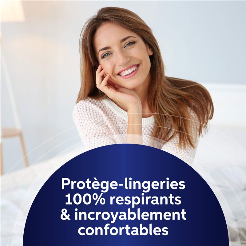 Image secondaire de Vania - Protège-Slips Confort Normal Multi-Formes Parfum Fresh (boîte de 28 pièces) – Protège-lingeries 100% respirants – Protec