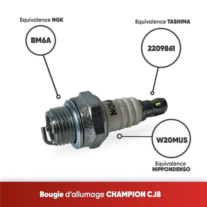 Image secondaire de CHAMPION - Bougie D'Allumage CHAMPION CJ8