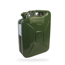 Jerrican 20L - Jerrican Métal - Verrouillage à Goupille - Traitement Intérieur Antirouille - Norme UN Transport de Matières Dang