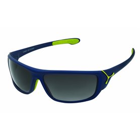 Cébé Spider Lunettes de Soleil Bleu Mat/Anis Mat