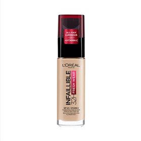 L’Oréal Paris - Fond de Teint Fluide Infaillible 32h Fresh Wear - Tous Types de Peau - Teinte : Beige Peau (130) - 30 ml