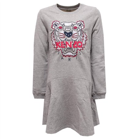 Kenzo 4597Z Abito in Felpa Bimba Girl Kid Sweatshirt Dress Cotton [14 Years]