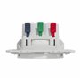 Schneider Electric - Odace, Prise de courant 2P+T affleurante, 16 A, connexion rapide, Blanc Odace - prise de courant 2P+T affle