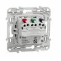Schneider Electric - Odace, Prise de courant 2P+T affleurante, 16 A, connexion rapide, Blanc Odace - prise de courant 2P+T affle