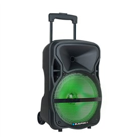 Blaupunkt - MP3937-133 - Enceinte Trolley Karaoké - LED Multicolore - Compatible Bluetooth - 16W - Noir