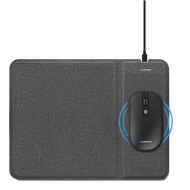 Blaupunkt - MP1740-133 - Pack de Souris sans Fil et Tapis de Souris avec Chargeur Induction - Noir