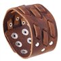 ZENSE - Bracelet de force homme en cuir véritable ZB0237