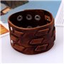 ZENSE - Bracelet de force homme en cuir véritable ZB0237