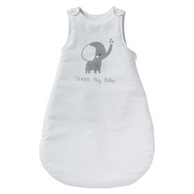 VERTBAUDET Gigoteuse sans Manches ELEPHANT'EAU Oeko-Tex® Blanc 0/6M