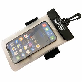 Surf System - Pochette étanche Flottante pour Smartphone - avec Prise Audio et Brassard