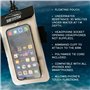 Surf System - Pochette étanche Flottante pour Smartphone - avec Prise Audio et Brassard, Pochette Etanche Flottante Neoprene Str