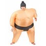 DEGUISE TOI - Déguisement Humoristique Sumo Gonflable Adulte - Combinaison - Coiffe - Gonfleur - Taille Unique - Rose - Déguisem