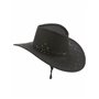 DEGUISE TOI - Chapeau Cowboy Noir en Suedine Adulte - Chapeau - Taille Unique - Noir - Accessoires pour déguisement - Polyester 