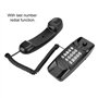 Téléphone, téléphone Fixe Mural avec Flash, Fonction de Rappel d'appel et de dernier numéro composé, Poste sans numéro d'identif