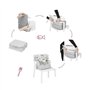 Badabulle Rehausseur de Chaise Enfant Nomade et léger Sunday Pop Multicolore