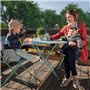 Badabulle Rehausseur de Chaise Enfant Nomade et léger Sunday Pop Multicolore