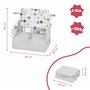 Badabulle Rehausseur de Chaise Enfant Nomade et léger Sunday Pop Multicolore