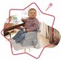 Badabulle Rehausseur de Chaise Enfant Nomade et léger Sunday Pop Multicolore