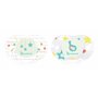 BADABULLE Phosphorescente Pack de 2 Sucettes Réversibles 6-12 Mois