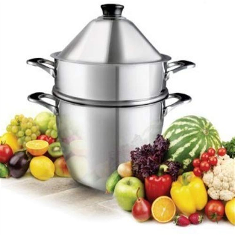 Vapok Cuit Vapeur Douce Inox 18/10, Gris