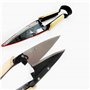 FISHTEC Ciseaux Cisaille Topiaire Tradition - Avec Etui - 33 cm - Sécateur de Jardin en Acier Inox et Manche revêtement Bois - I
