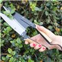 FISHTEC Ciseaux Cisaille Topiaire Tradition - Avec Etui - 33 cm - Sécateur de Jardin en Acier Inox et Manche revêtement Bois - I