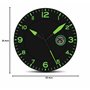 Fishtec - Horloge Murale Design Moderne - Pendule Silencieuse et Écran Température Digitale - Convient pour la Cuisine, Bureau, 