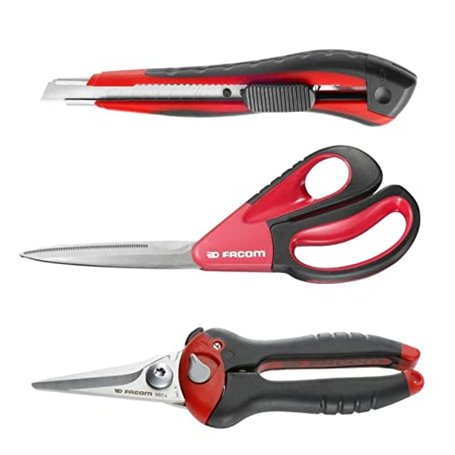 FACOM - Cutter 9 mm - Ciseaux multi-usages - Coupe-tout - CM.COUPE21PF