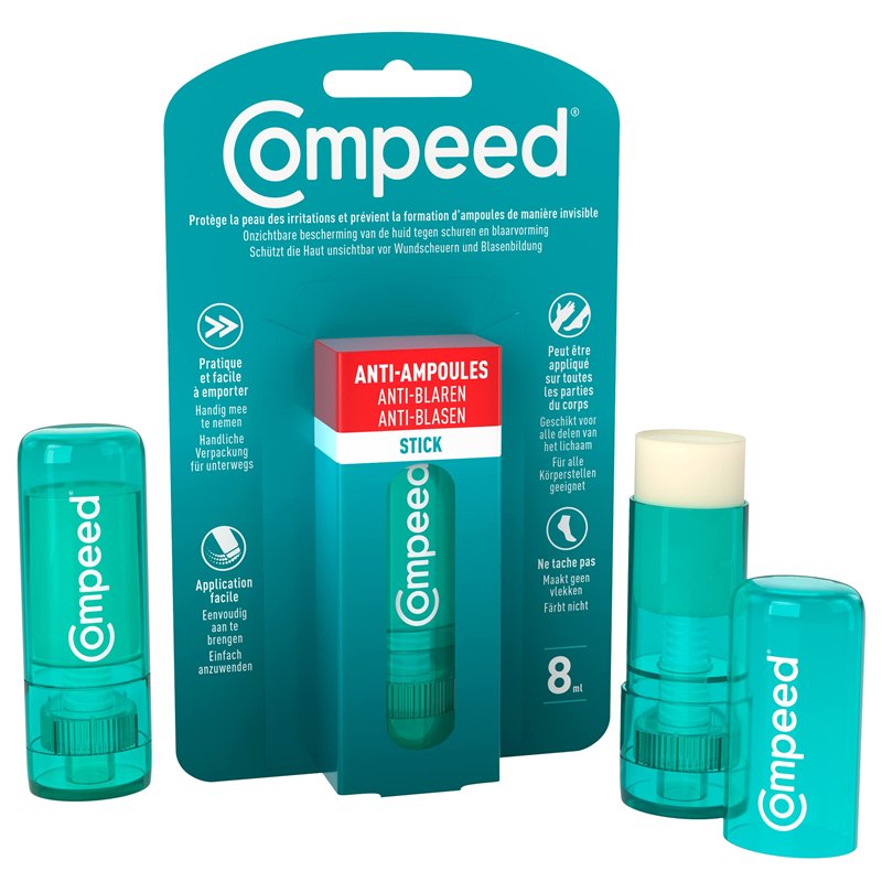 Image secondaire de Compeed - Stick Anti-Frottements - Anti-Ampoules - Protège des frottements excessifs - Invisible - Ne tache pas