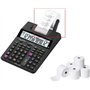 5 petits Rouleaux d'Addition pour Calculatrice avec Imprimante Calculatrices de Bureau impression Impact non thermique papier or