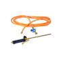 KEMPER - Desherbeur pro tuyau 5 m bruleur 60 mm Allume gaz + détendeur propane inclus + chariot à roues pour bouteille gaz