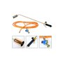 KEMPER - Desherbeur pro tuyau 5 m bruleur 60 mm Allume gaz + détendeur propane inclus + chariot à roues pour bouteille gaz