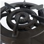 Rechaud Gaz Fonte véritable 9.8 KW 4 pieds 3 robinets + Tuyau gaz à vis 1.50m + Détendeur Butane
