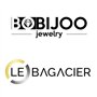 BOBIJOO JEWELRY - Boutons de Manchette Franc-Maçonnerie Rond Or Noir Email Symboles Equerre Compas G 18mm