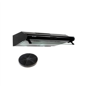 BELDEKO - Hotte Casquette/Visière 60 cm NOIR 210 m3/h - 100 Watts - Filtre inclus