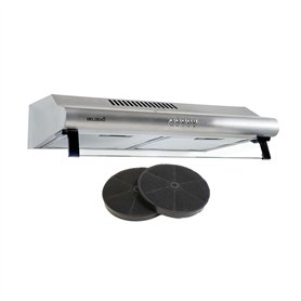 BELDEKO - Hotte Casquette/Visière 60 cm INOX 240 m3/h 2 Filtres à charbon