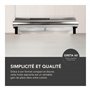 BELDEKO - Hotte Casquette/Visière 60 cm INOX 240 m3/h 2 Filtres à charbon
