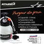 Purgeur de Frein (3 litres) avec adaptateurs multimarques. Purgeur Liquide de Frein | Purgeur de Frein Voiture QUALITÉ Professio