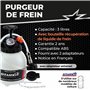 Purgeur de frein + bouteille de récupération liquide de frein (3 litres) avec adaptateurs multimarques. Purgeur de frein voiture